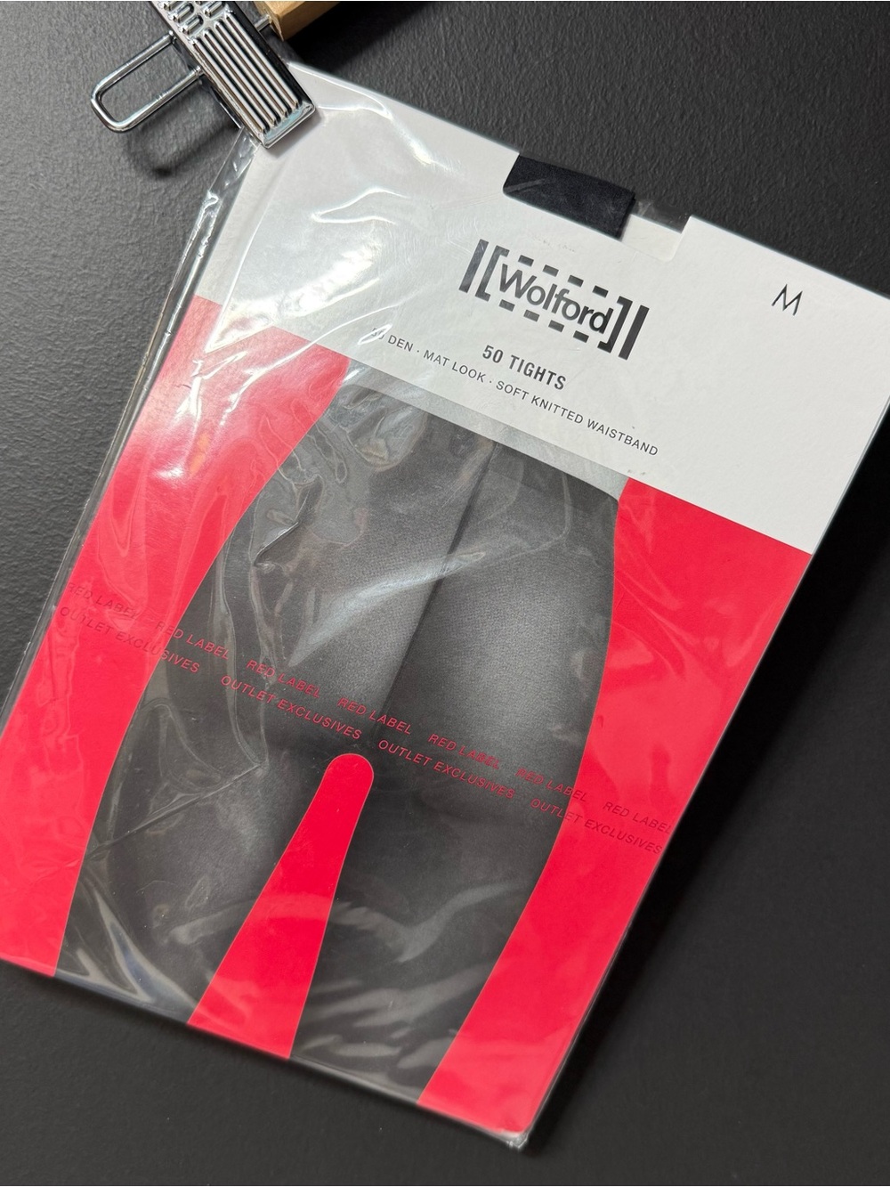 Wolford 50 Denier matte tights in size medium